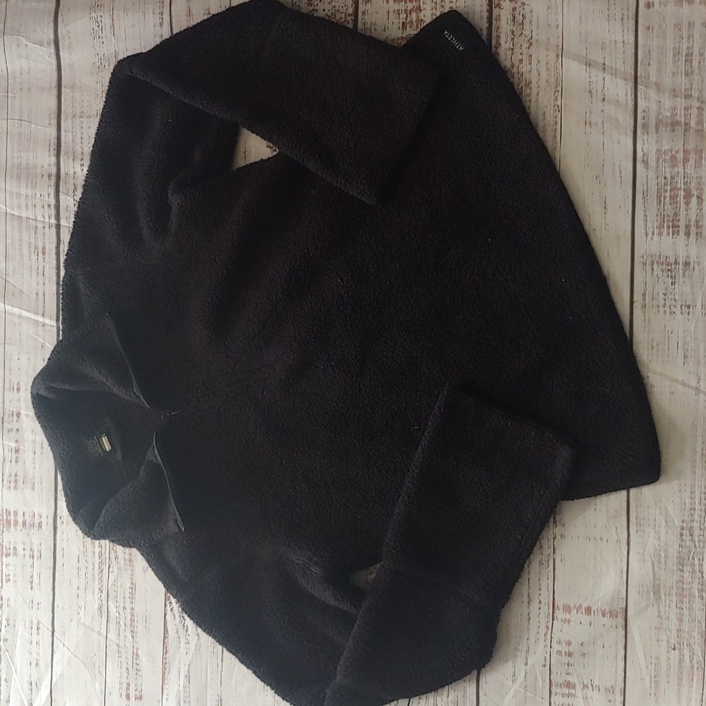 ATHLETA SHERPA 1/3 ZIP FLEECE